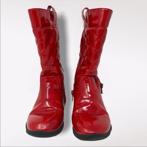 KENNETH COLE REACTION | Kids Red Boots - Picture 3 of 10